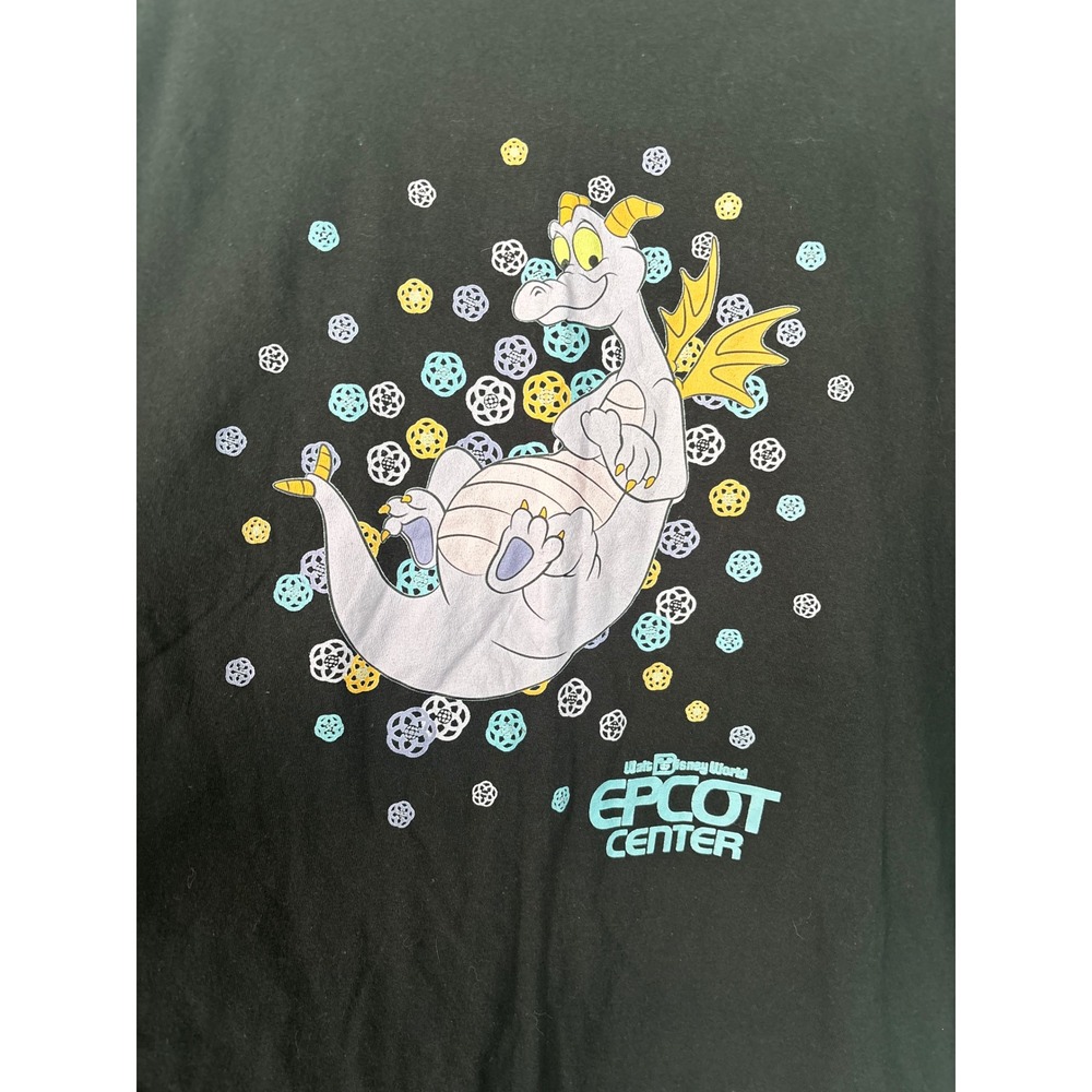 Disney Epcot Center Figment Dragon Graphic T-Shirt Black XL Walt Disney World - Picture 2 of 6
